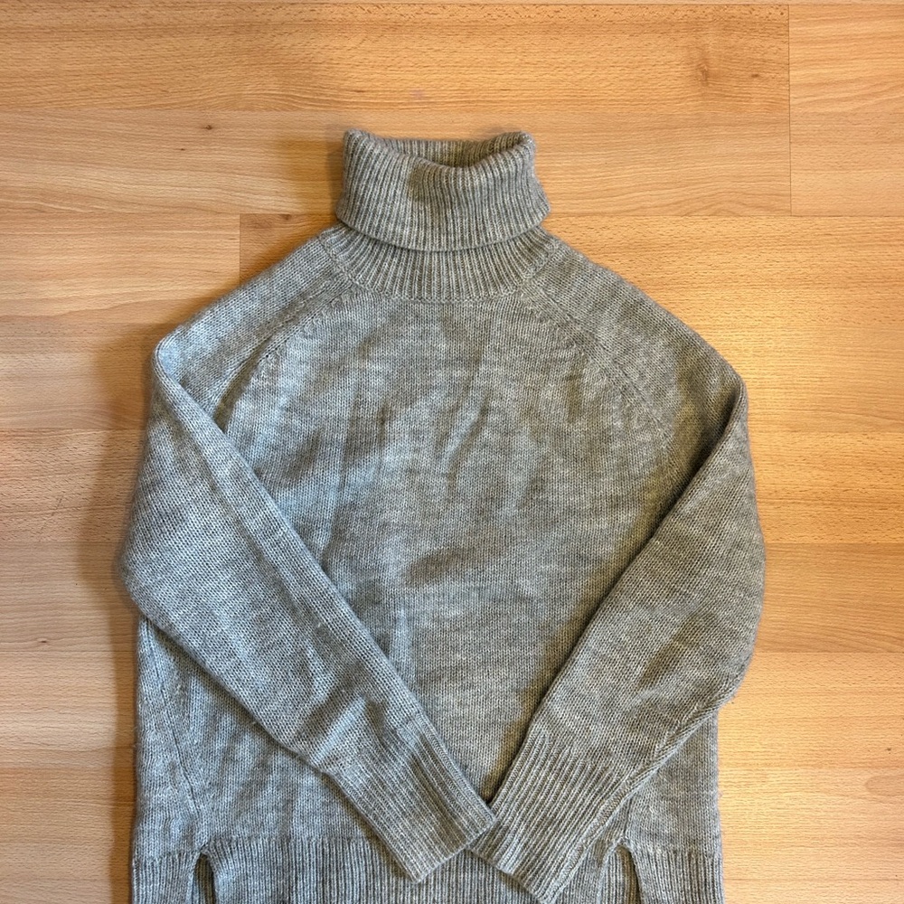 J.Crew Gray Turtleneck Sweater